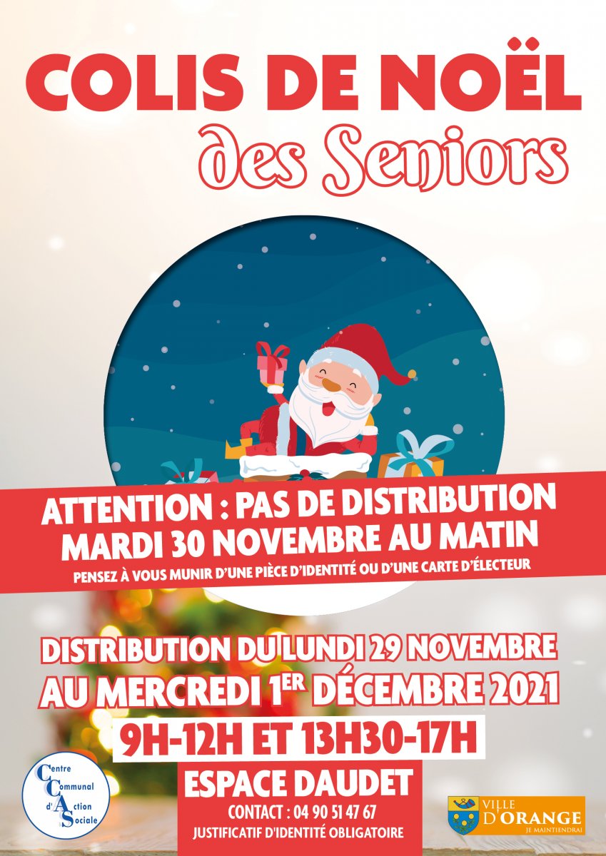 Distribution des colis de Noël aux Séniors d'Arreux - Site de la